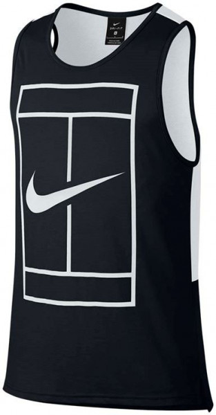  Nike Court Tank Baseline - black/white