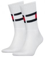 Чорапи Tommy Hilfiger Flag 1P - white