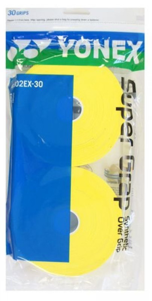 Owijki tenisowe Yonex Super Grap 30P - yellow