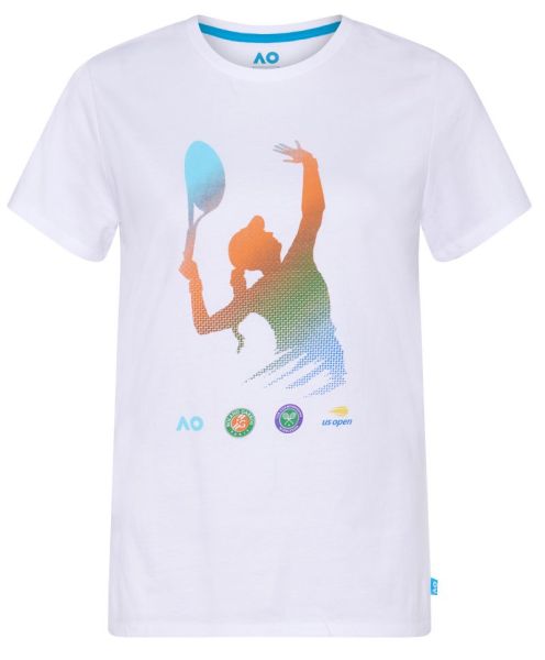 T-shirt pour femmes Australian Open T-Shirt Grand Slam Player - white