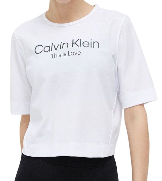 Damski T-shirt Calvin Klein WO SS T-shirt (Boxy) - bright white