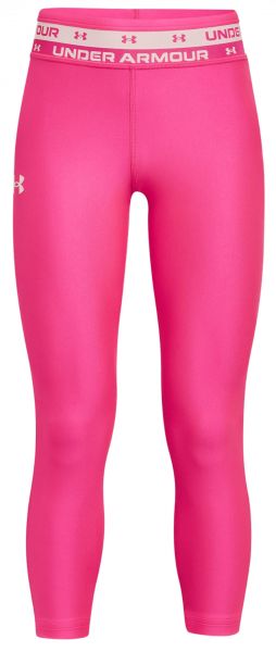 Dievčenské nohavice Under Armour HeatGear Armour Ankle Legging Junior - electro pink/bubble gum