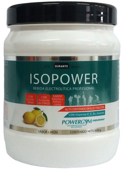  POWERGYM ISOPOWER 600g - lemon
