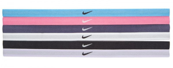  Nike Swoosh Sport Headbands 6PK 2.0 - university blue/china rose/sanded purple
