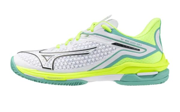 Zapatillas de tenis para mujer Mizuno Wave Exceed Tour 6 CC - Blanco