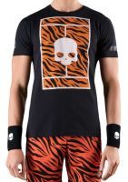 T-shirt da uomo Hydrogen Court Cotton T-Shirt - black/orange tiger