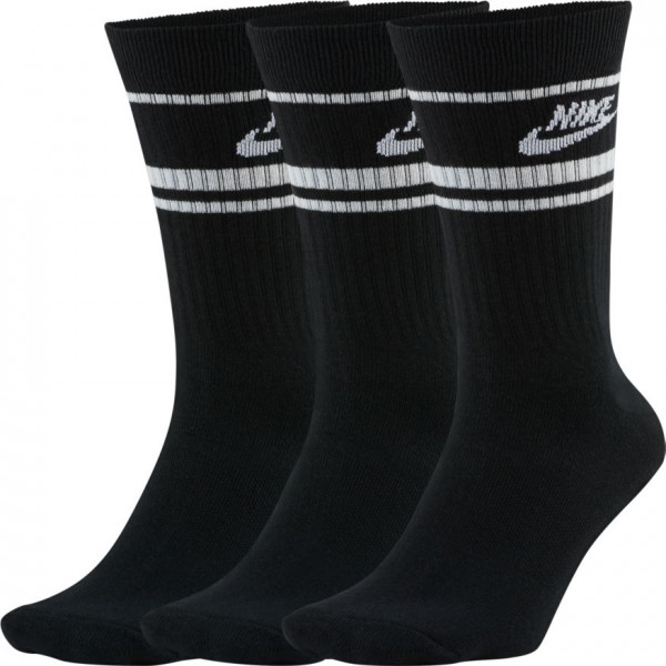 Socks Nike Swoosh Everyday Essential 3P - black/white