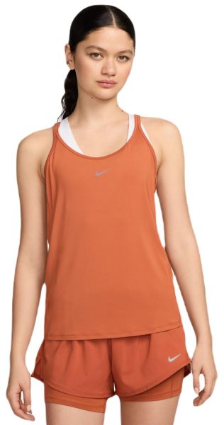 Ženska majica bez rukava Nike One Classic Dri-Fit Tank - burnt sunrise/black