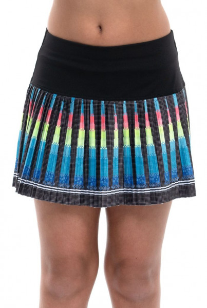 Lány szoknyák Lucky in Love Square Are You? Squared Up Pleated Skirt Girls - black