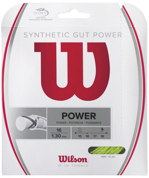  Wilson Synthetic Gut Power (12,2 m) - lime