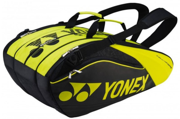  Yonex Pro Racquet Bag 9 Pack - black/lime