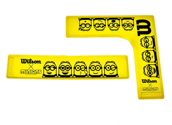 Στόχοι & δείκτες Wilson Minions Court Lines 16P - yellow/black