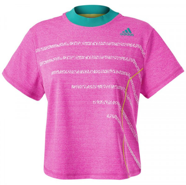  Adidas Seasonal Tee W - shock pink