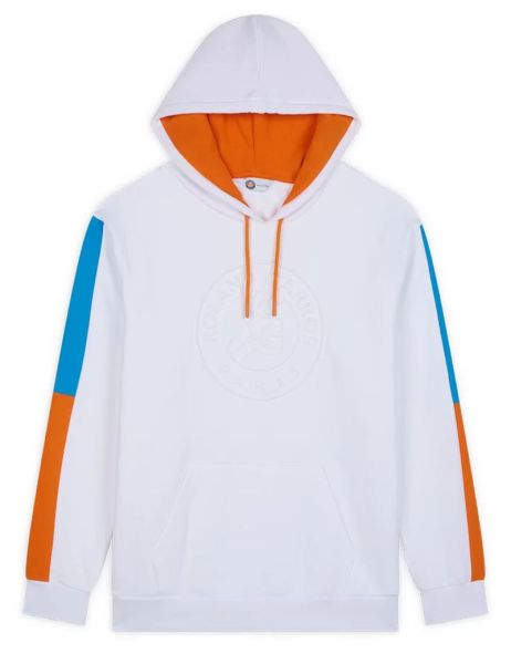 Men's Jumper Roland Garros Pop Energy Sweatshirt - White