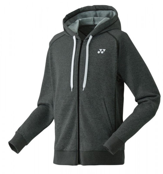 Herren Tennissweatshirt Yonex Men's Full Zip Hoodie - charcoal