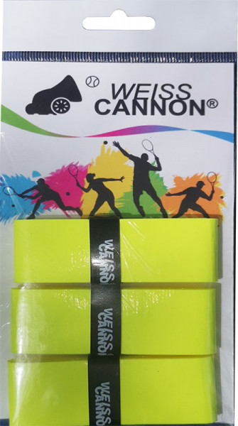 Omotávka Weiss Cannon Overgrip 4 3P - yellow