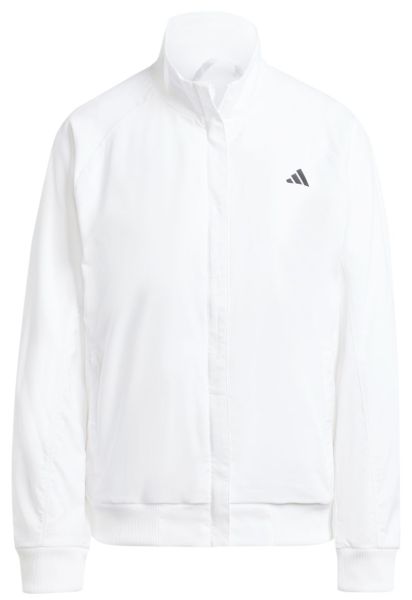 Női tenisz pulóver Adidas Walk On Jacket - Fehér