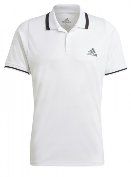 Men's Polo T-shirt Adidas Freelift Polo M - white/black/black