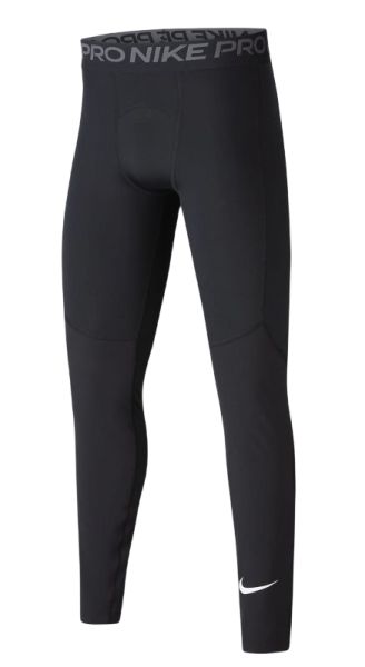 Boys' trousers Nike Pro Tight - black/white