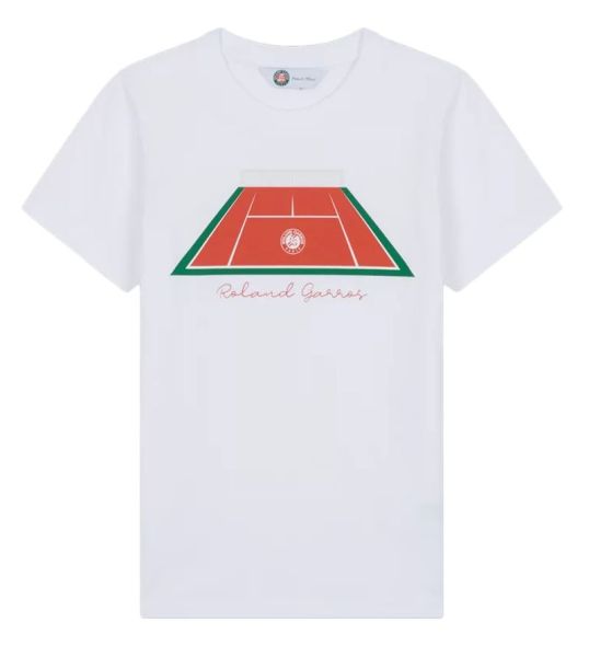 Poiste T-särk Roland Garros Slimane T-Shirt - Valge