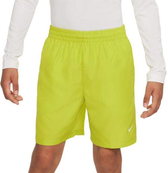 Chlapecké kraťasy Nike Dri-Fit Multi+ Training Shorts - bright cactus/white