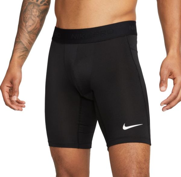 Men’s compression clothing Nike Pro Dri-Fit Fitness Long Shorts - black/white