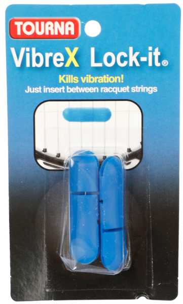 Antivibradores Tourna Vibrex Lock-it 2P - Azul