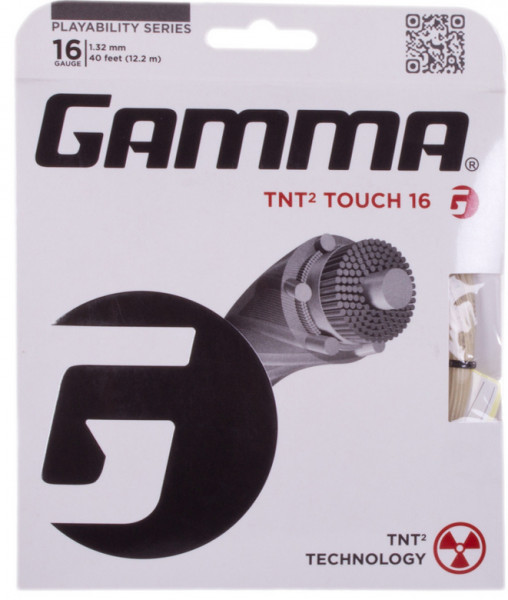 Cordaje de tenis Gamma TNT2 Touch 16 (12,2 m)