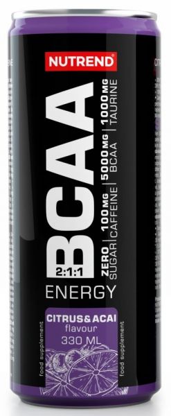 Sports nutrition Nutrend BCAA ENERGY with coffeine - citrus & acai
