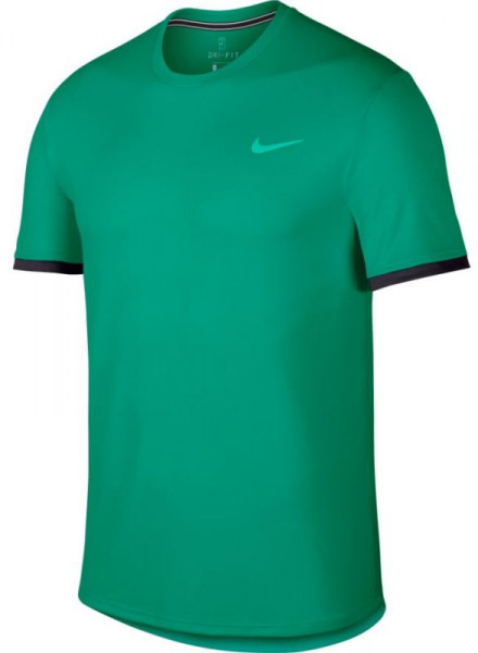  Nike Court Top SS - lucid green/oil grey/lucid green