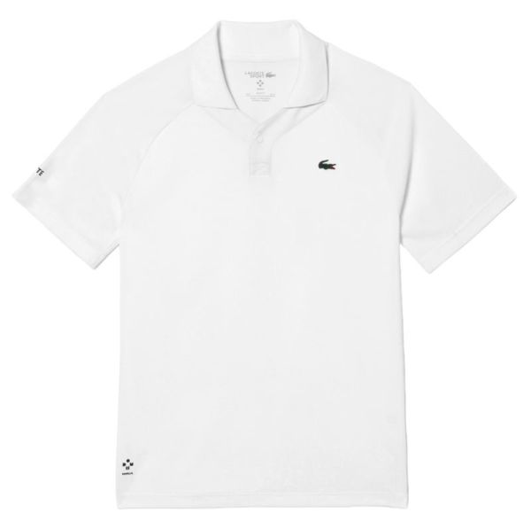 Men's Polo T-shirt Lacoste x Daniil Medvedev Ultra-Dry Tennis Polo - white