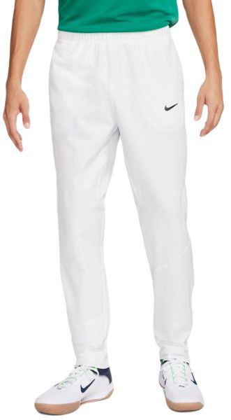 Pánské tenisové tepláky Nike Court Advantage Dri-Fit Tennis Pants - white/black