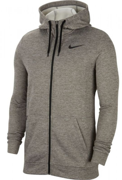  Nike Therma Men's Full-Zip Training Hoodie - dark grey heather/black
