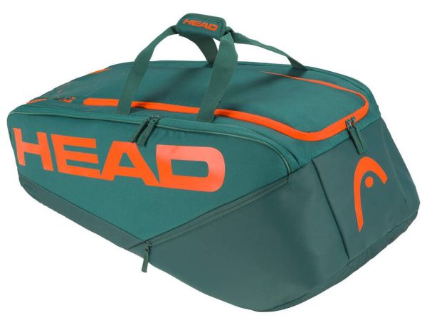 Tenisz táska Head Pro Racquet Bag XL - dark cyan/fluo orange