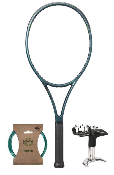 Racchetta Tennis Wilson Blade 104 V9.0 + corda + servizio di racchetta