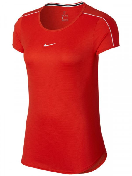  Nike Court Dry Top - habanero red/white