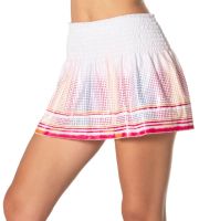 Damen Tennisrock Lucky in Love Shockin' Classics Long Classic Stripe Smocked Skirt - Weiß Damen Tennisrock Lucky in Love Shockin' Classics Long Classic Stripe Smocked Skirt - Weiß