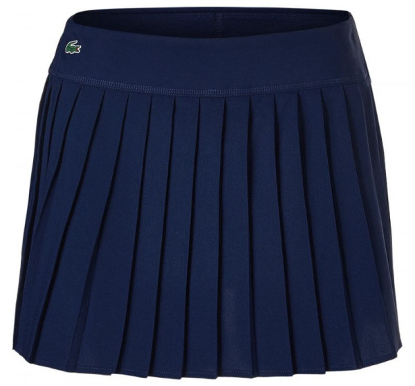 Lacoste Tennis Technical Mesh Pleated Skirt - navy blue