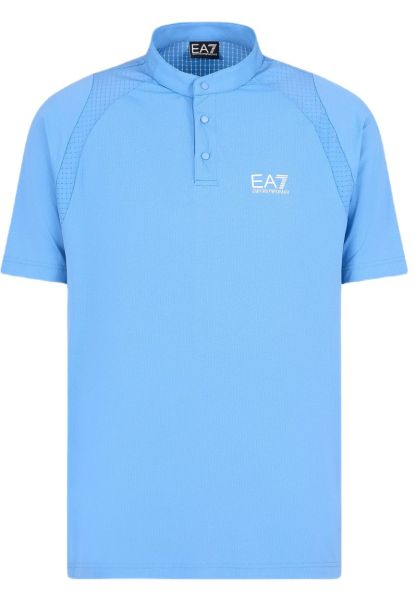 Pánske polokošele EA7 Man Jersey - Modrý