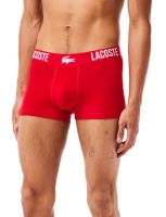 Boxeri sport bărbați Lacoste Branded Jersey Trunk 3P - black/red/white Boxeri sport bărbați Lacoste Branded Jersey Trunk 3P - black/red/white