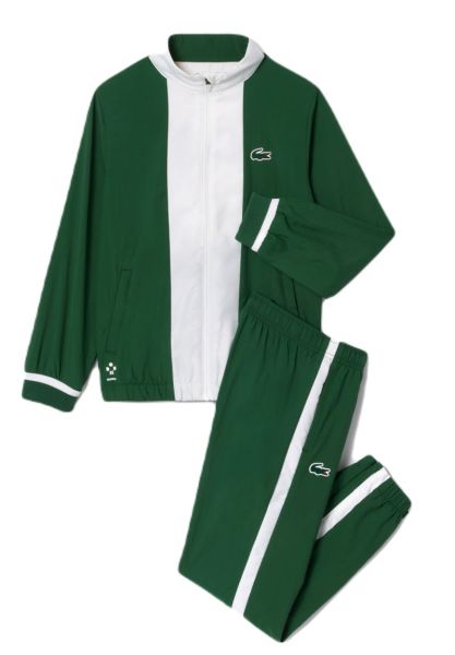 Sportinis kostiumas jaunimui Lacoste Sport X Daniil Medvedev Sportsuit - green/white