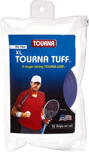 Tenisa overgripu Tourna Tuff XL (10P) - light blue