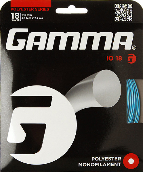 Cordaje de tenis Gamma iO (12.2 m) - blue