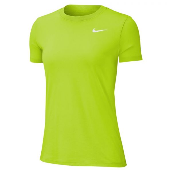 Γυναικεία Μπλουζάκι Nike Dri-Fit Leg Tee Crew W - atomic green/white