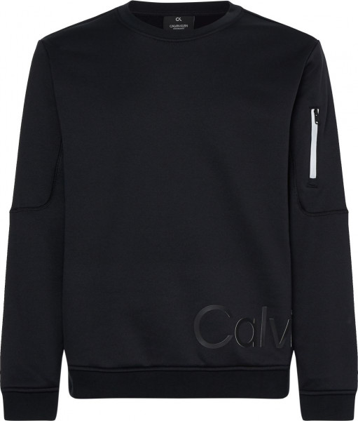 Herren Tennissweatshirt Calvin Klein Pullover - black