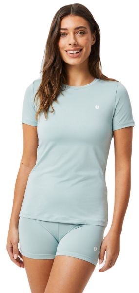 Tenisa T-krekls sievietēm Björn Borg Ace Slim T-Shirt - gray mist
