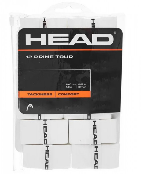 Покривен грип Head Prime Tour 12P - white