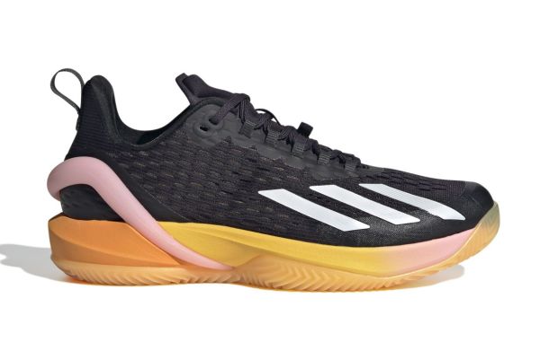 Zapatillas de tenis para mujer Adidas Adizero Cybersonic W Clay - black/orange/pink