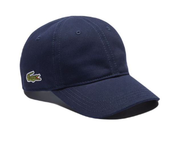 Teniso kepurė Lacoste Solid Gabardine Cap - navy blue