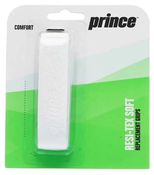 Gripovi za reket - zamjenski Prince Resi-Tex Soft 1P - white